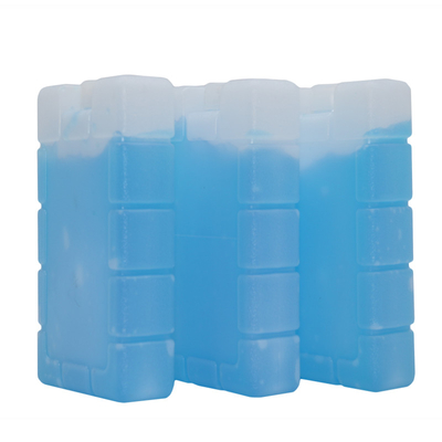Ladrillos frescos azules reutilizables del gel del hielo de los paquetes del congelador del hielo del bolso 400ML para la comida