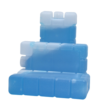Ladrillos frescos azules reutilizables del gel del hielo de los paquetes del congelador del hielo del bolso 400ML para la comida
