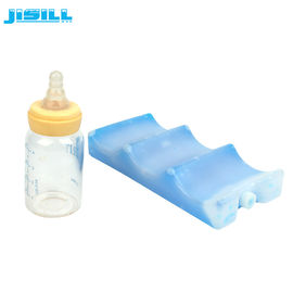 Polietileno de alta densidad duro de la forma de onda de la bolsa de hielo de la leche materna de Shell del HDPE 450Ml