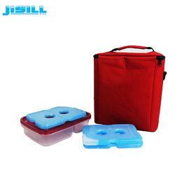 El congelador embala para los refrigeradores/las bolsas de hielo plásticas blancas transparentes con el líquido azul 200ml