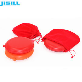 Envase en frío caliente reutilizable rojo de los PP del alto rendimiento con el bolso de encargo de la vanidad