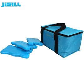 la caja de hielo reutilizable del gel del color de la categoría alimenticia de la forma de onda 200ML para el almuerzo de los niños empaqueta