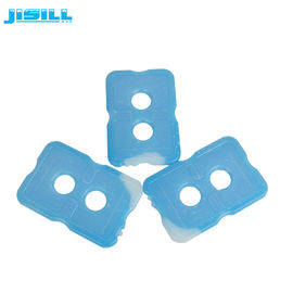 Blanco transparente de los paquetes frescos del congelador del OEM/del ODM con los bolsos de hielo líquidos azules