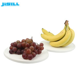 Congelador frío de enfriamiento redondo de la placa del gel para la fruta y la comida frescas, contenido 860ml