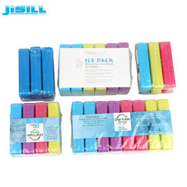 Las mini bolsas de hielo azules portátiles usadas en la comida congelada fresca con el empaquetado modificado para requisitos particulares