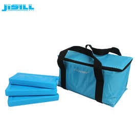 La bolsa de hielo fría 16.5*7.4*2 cm del HDPE de la categoría alimenticia para el color del azul de la comida congelada