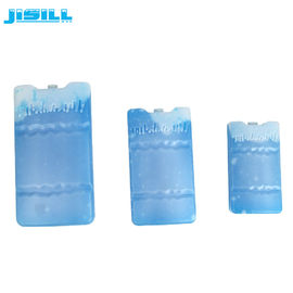 Paquetes reutilizables plásticos curvados HDPE del congelador para el tamaño de los refrigeradores el 14.3*7.7*3.8cm