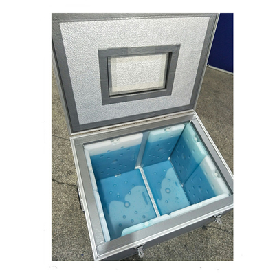 95L refrigerador grande de la caja de hielo del aislamiento del plástico/PU para el almacenamiento del helado
