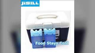Las bolsas de hielo reutilizables mantienen los alimentos frescos por más tiempo