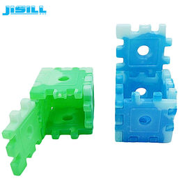 comprar El rompecabezas formó las mini bolsas de hielo de 6 paquetes, refrigerador de la bolsa de hielo de la comida para el bolso del almuerzo online manufacture