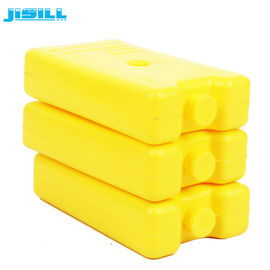 comprar El gel amarillo de las mini bolsas de hielo del HDPE de la categoría alimenticia basó SGS MSDS de las bolsas de hielo enumerado online manufacture