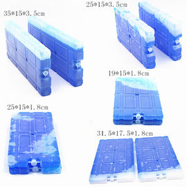No tóxico Grado alimenticio Placas frigoríficas eutéticas Polímero de gel ladrillos fríos para refrigeradores Caja para alimentos congelados