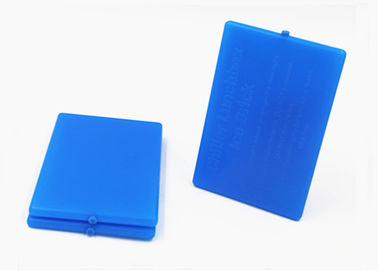 Paquete azul reutilizable aprobado MSDS del congelador del gel de los paquetes del refrigerador del hielo no tóxico