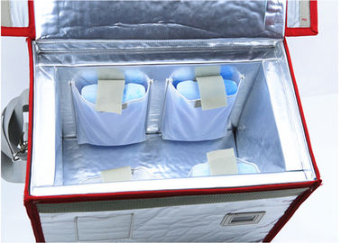 Material grande de Vpu que dobla la caja médica del refrigerador de la insulina aislada para el transporte largo