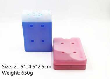 Color personalizable refrigerador de hielo ladrillo, plato frío de gel reutilizable para helados para alimentos congelados