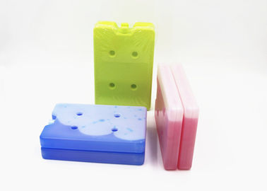 Color personalizable refrigerador de hielo ladrillo, plato frío de gel reutilizable para helados para alimentos congelados