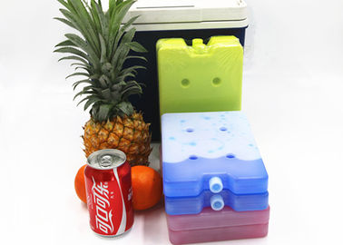 Color personalizable refrigerador de hielo ladrillo, plato frío de gel reutilizable para helados para alimentos congelados