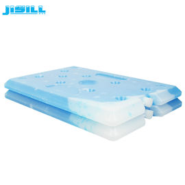 PCM azul refrigerante plano HDPE grandes paquetes de hielo no tóxicos - 25 grados para alimentos congelados