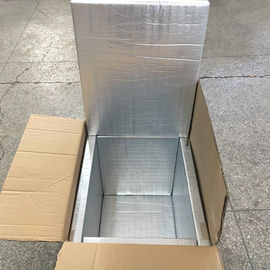 Caja de envío fría del cartón del Uno mismo-montaje del refrigerador de cartón corrugado de la comida