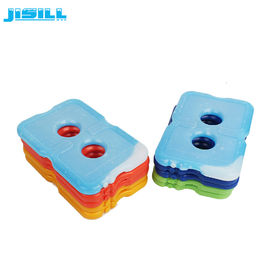 Mini bolsas de hielo rígidas de plástico de calidad alimentaria con cáscara dura de HDPE para bolsas de almuerzo para alimentos congelados