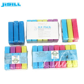 Color Mini paquetes de hielo personalizados PCM Gel para el almacenamiento de helados con cartón para alimentos congelados
