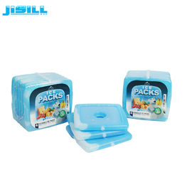Material externo del almuerzo de las bolsas de hielo del HDPE plástico rígido de la categoría alimenticia con el paquete del cartón