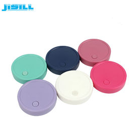 Paquete de hielo de cilindro de HDPE personalizado 100 ml para refrigeración de bebidas enlatadas para alimentos congelados