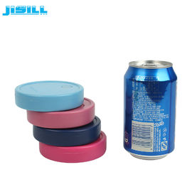 Paquete de hielo de cilindro de HDPE personalizado 100 ml para refrigeración de bebidas enlatadas para alimentos congelados