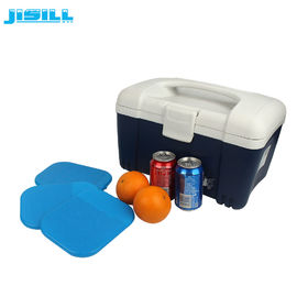 El gel plástico del congelador de la bolsa de hielo recargable de SAP/CMC embala para una caja más fresca