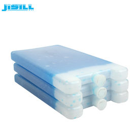 El gel del HDPE 750g llenó color azul de las bolsas de hielo del líquido ajustable del gel del PCM