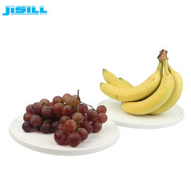 Gel de enfriamiento redondo Plato frío Congelador para frutas y alimentos Frescos, 860 ml de contenido Para alimentos congelados