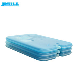 Refrigerador duro de la bolsa de hielo del gel fresco no tóxico plástico delgado libre de alta calidad del HDPE BPA para la comida congelada en bolso del almuerzo