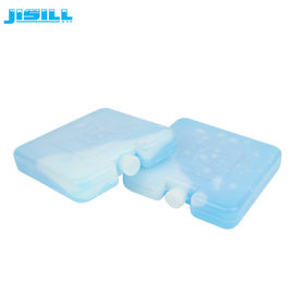 Grado alimentario HDPE + SAP Mini Ice Packs Bloque de hielo / Gel de hielo dentro de líquido 10 * 10 * 2cm para alimentos congelados