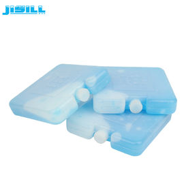Grado alimentario HDPE + SAP Mini Ice Packs Bloque de hielo / Gel de hielo dentro de líquido 10 * 10 * 2cm para alimentos congelados