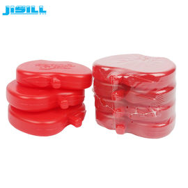 Mini Ice Packs reutilizable rojo MSDS aprueba para los niños que el refrigerador empaqueta la comida congelada