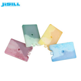 Mini bolsas de hielo del gel reutilizable plástico del HDPE para un bolso más fresco/pequeños envases en frío