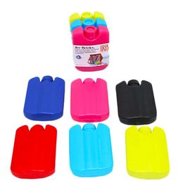 HDPE Bloques de hielo pequeños congelador Concha dura 150ml Gel de enfriamiento líquido para alimentos congelados