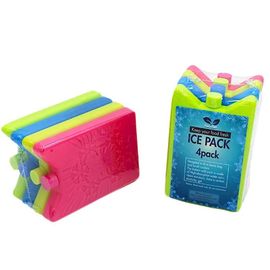 Bloques de hielo reutilizables de plástico rígido de grado alimenticio, bolsas de hielo para el almuerzo