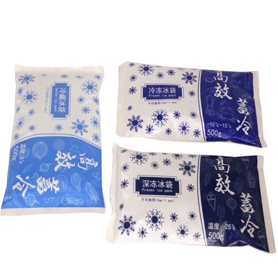 Reutilizable de nylon plástico de las bolsas de hielo frescas del bolso del envase en frío de la leche materna de la comida